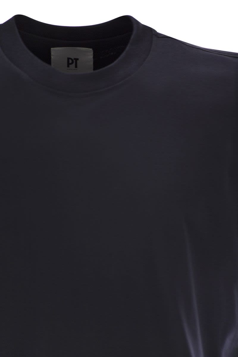 PT TORINO Silk and Cotton T-Shirt Knit for Men