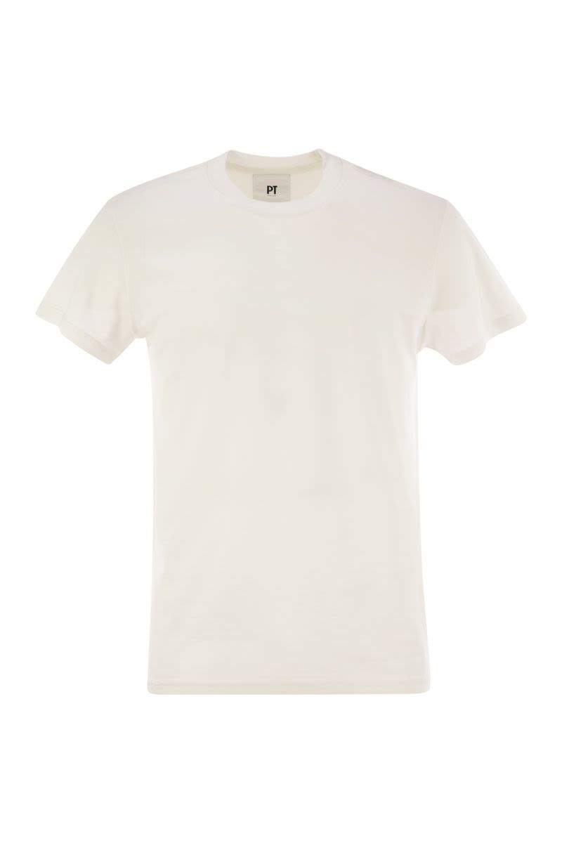 PT01 Deluxe Cotton-Silk Slim Fit T-Shirt