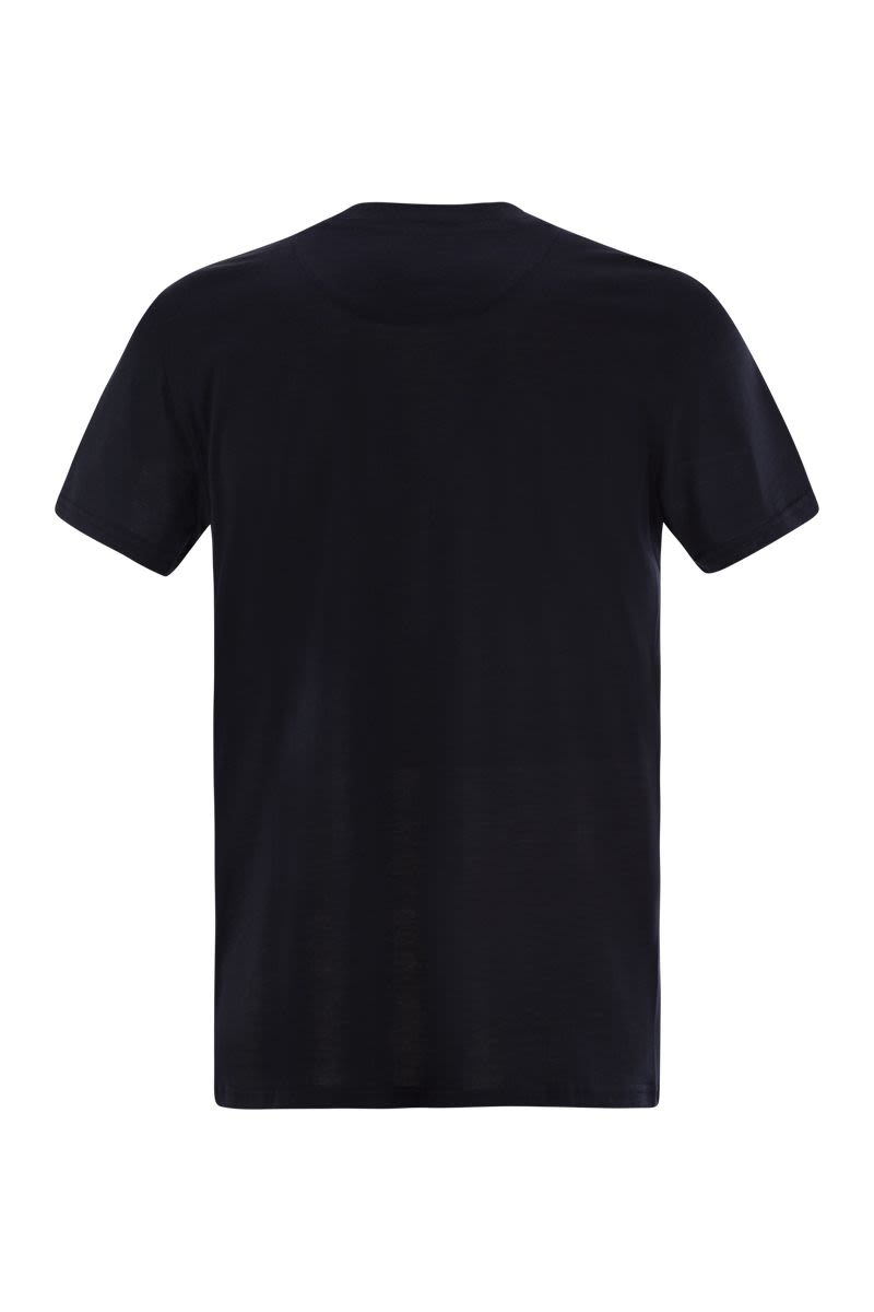 PT01 Slim Fit Deluxe Cotton-Silk T-Shirt for Men