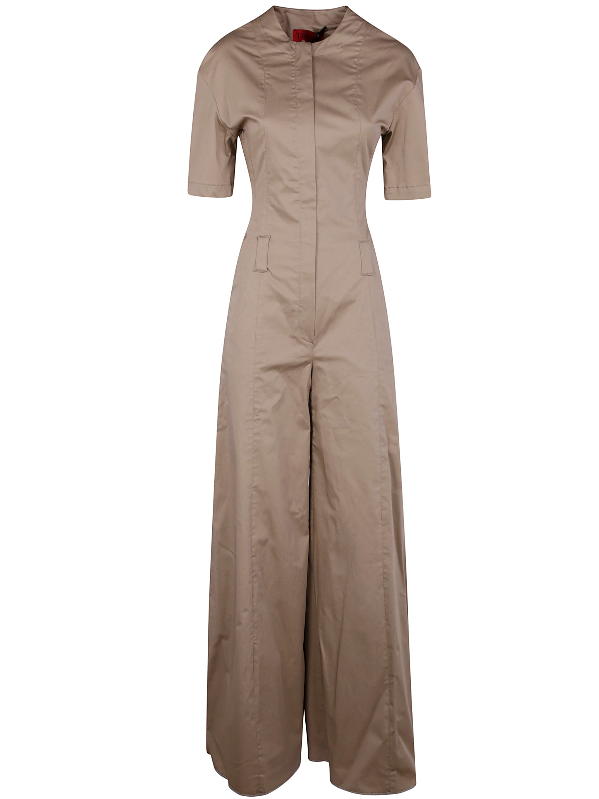 THE LATEST Wide Palazzo Jumpsuit with Belted Waist