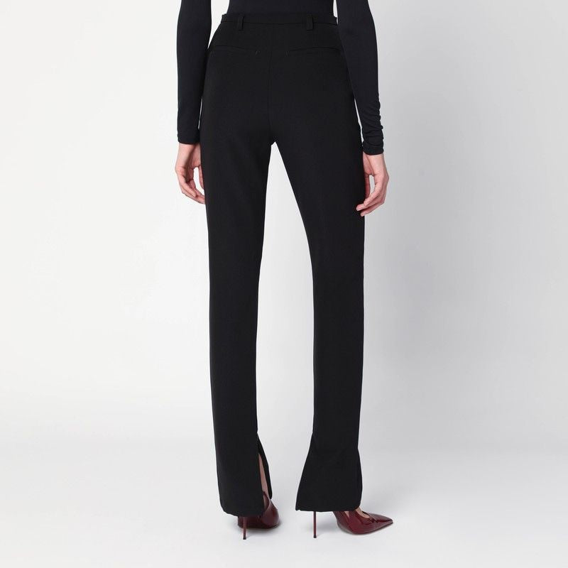 THE LATEST High Waist Trousers with Zipped Slits