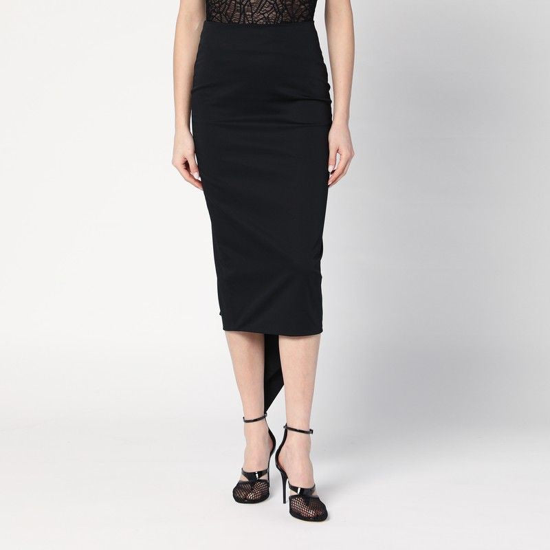 The Latest Women's Midi Skirt with Asymmetrical Detailing
