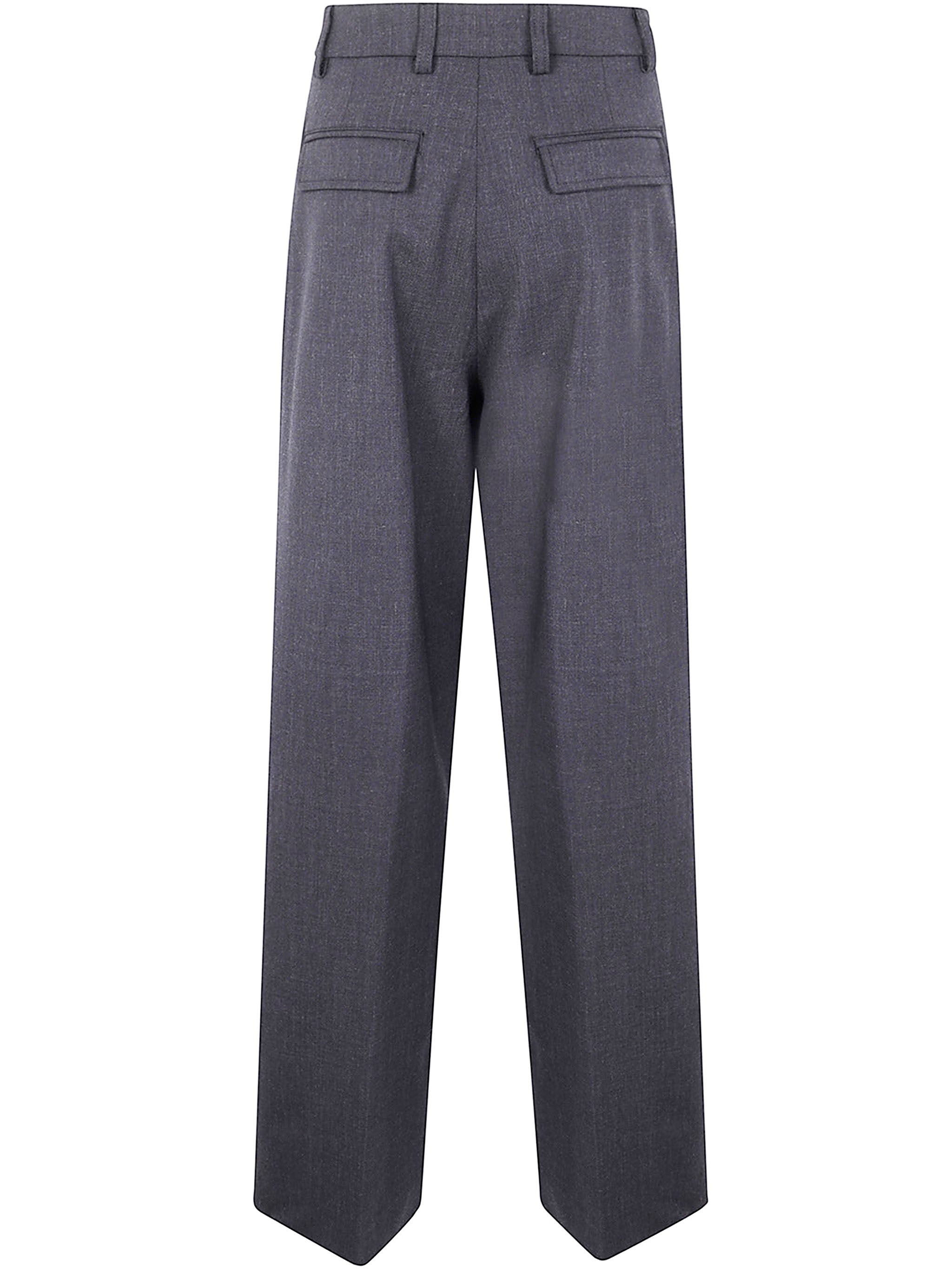 THE LATEST Mini Wool-Polyester Trousers