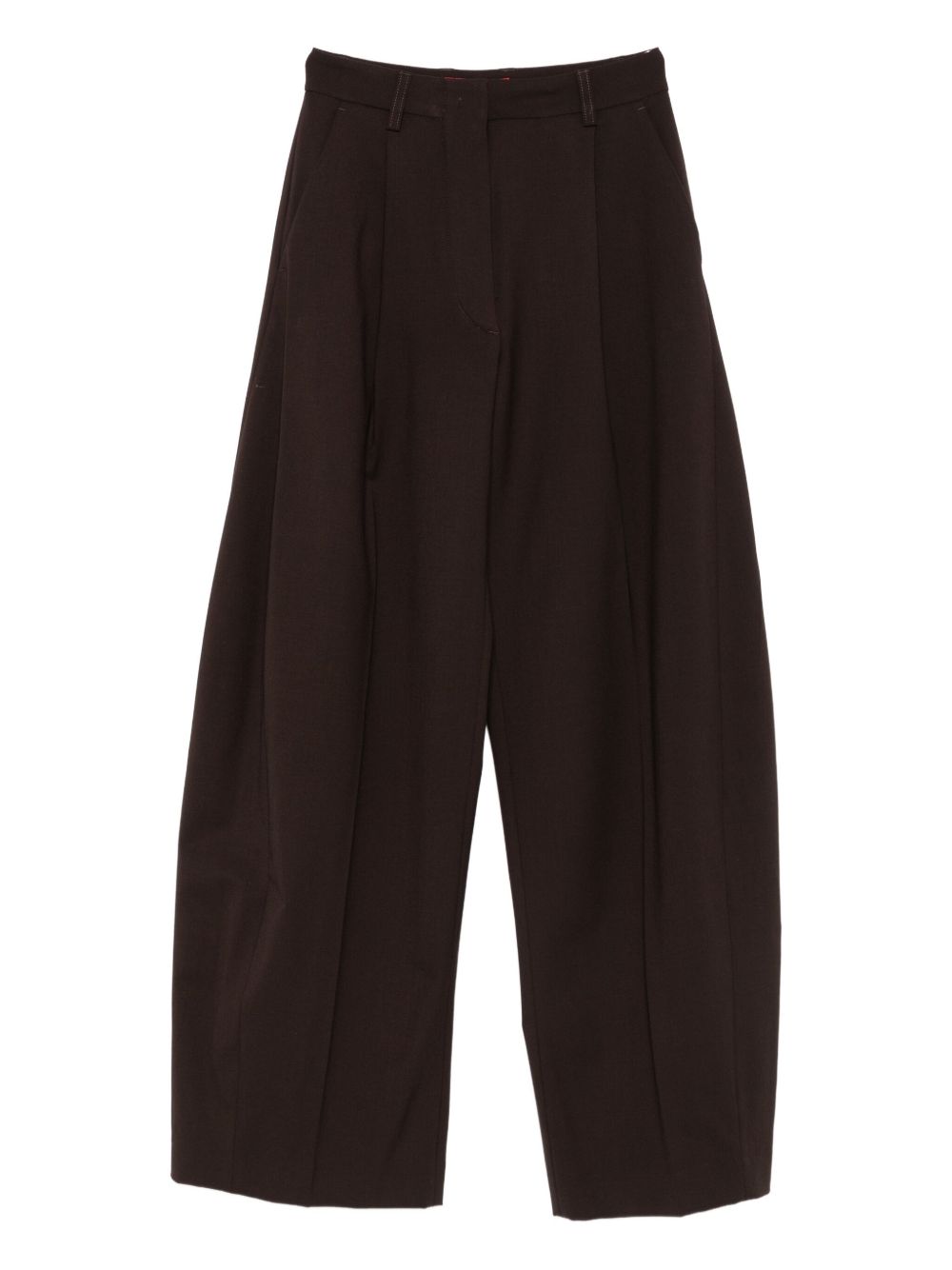 THE LATEST Wool Blend Wide-Leg Trousers