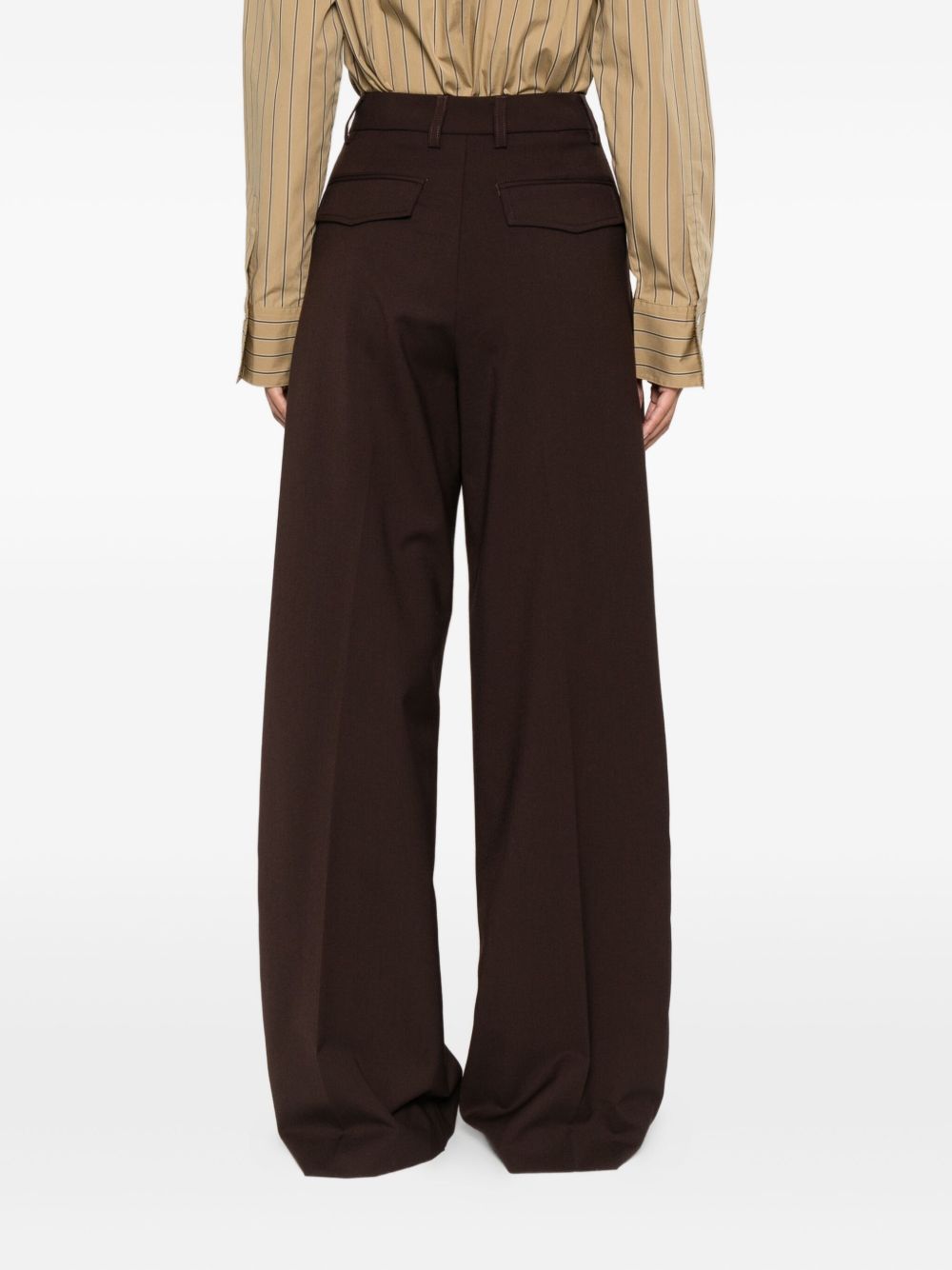 THE LATEST Wool Blend Wide-Leg Trousers