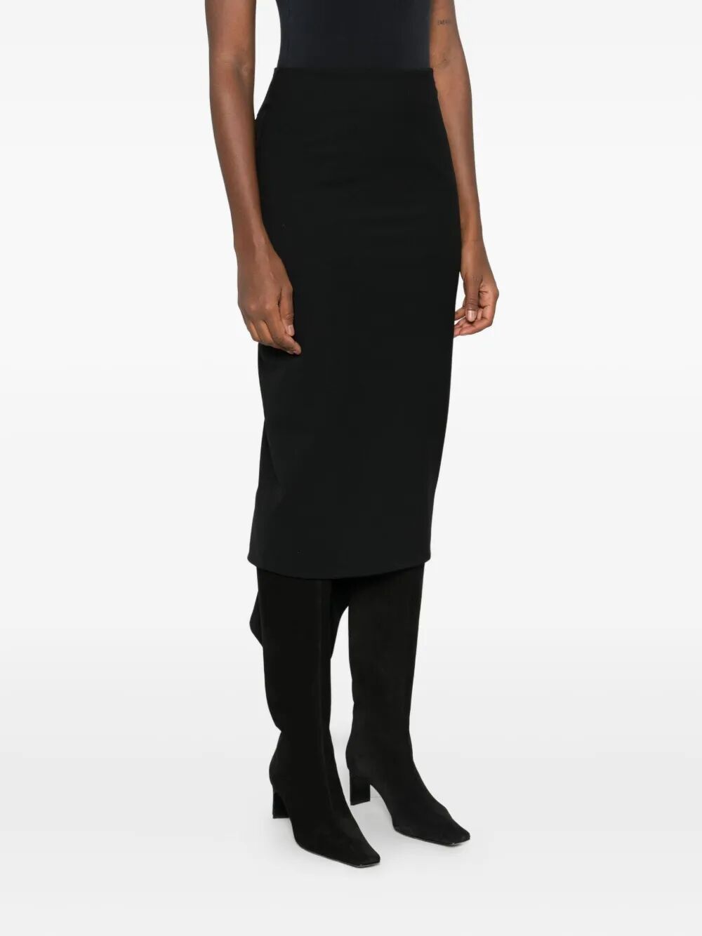 THE LATEST Chic Cotton Midi Skirt