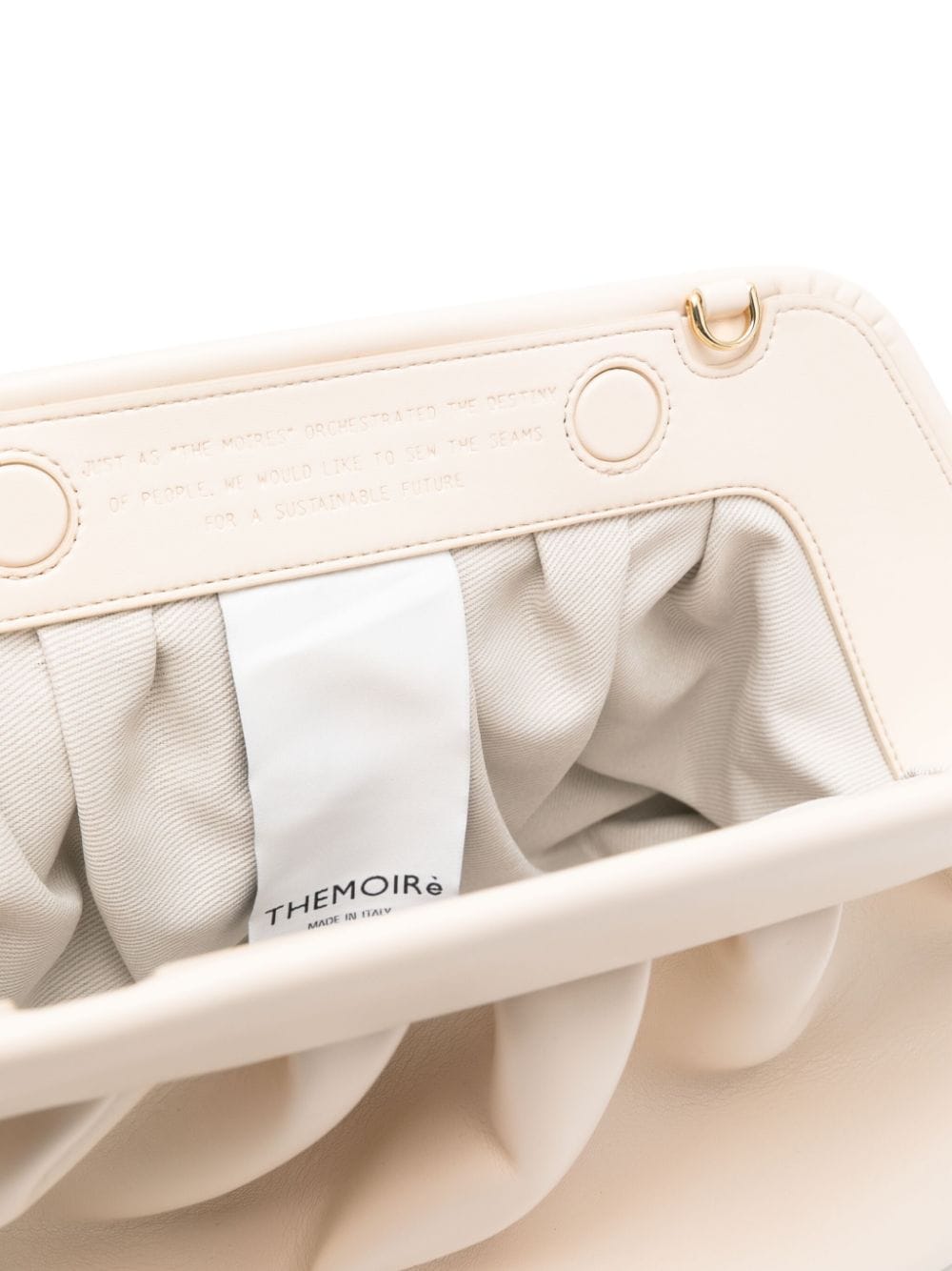 THEMOIRè Mini Faux Leather Clutch with Adjustable Strap