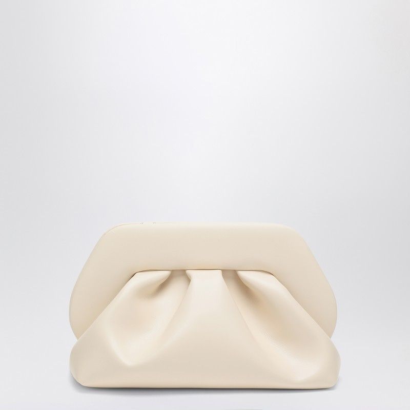 THEMOIRè Mini Ruffled Clutch with Magnetic Closure