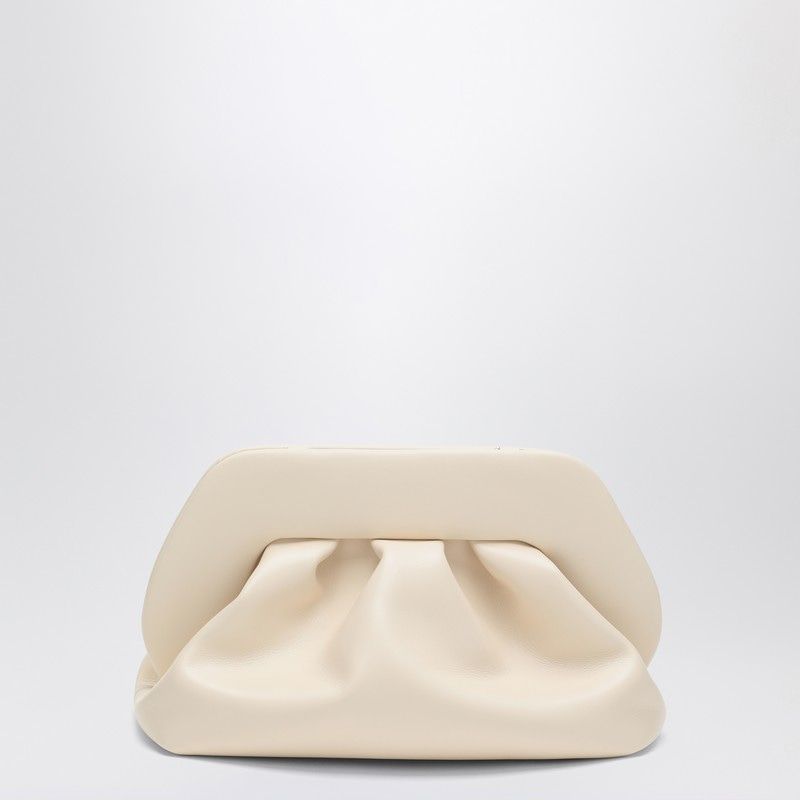 THEMOIRè Mini Ruffled Clutch with Magnetic Closure