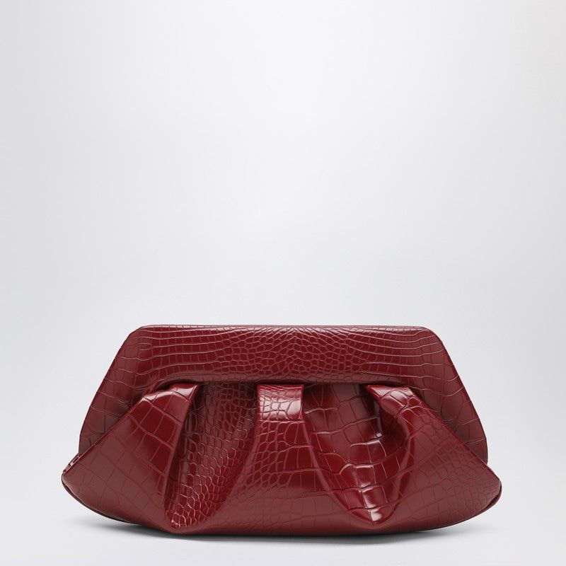 THEMOIRè Mini Crocodile Effect Clutch