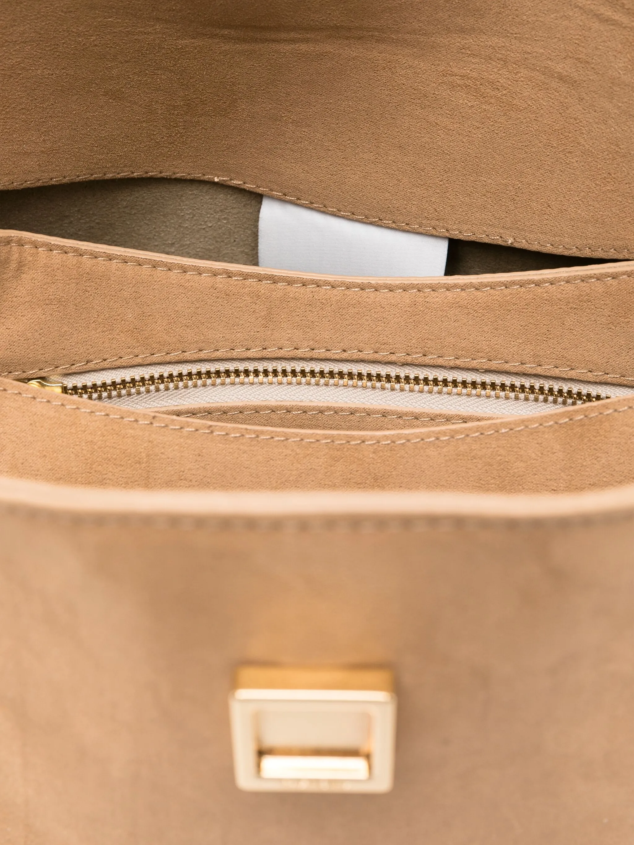 THEMOIRè Mini Suede Eudora Shoulder and Crossbody Handbag