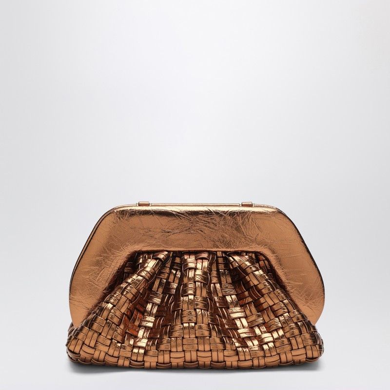 THEMOIRè Mini Woven Laminated Clutch