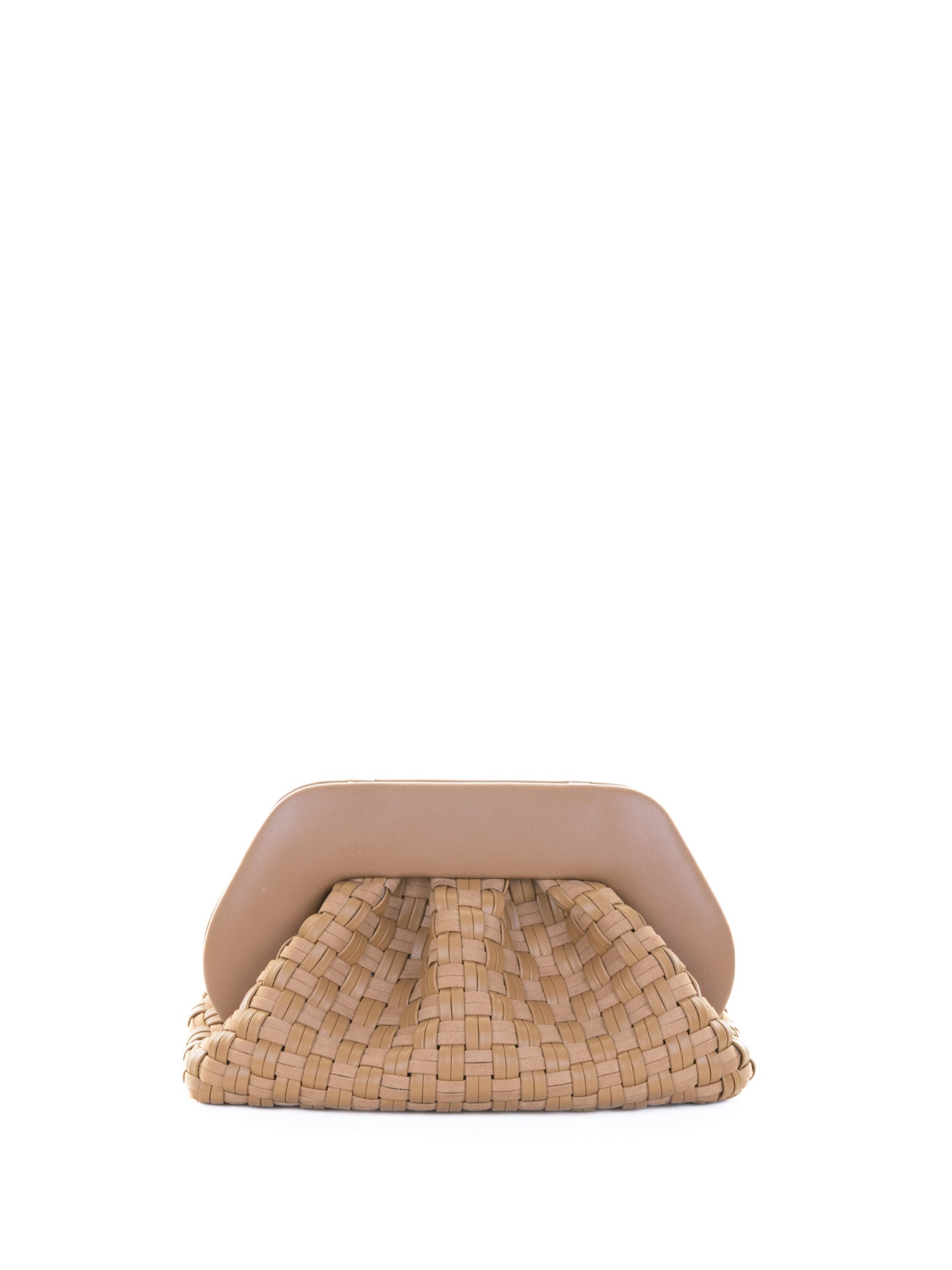 THEMOIRè Woven Mini Clutch Handbag with Shoulder Strap