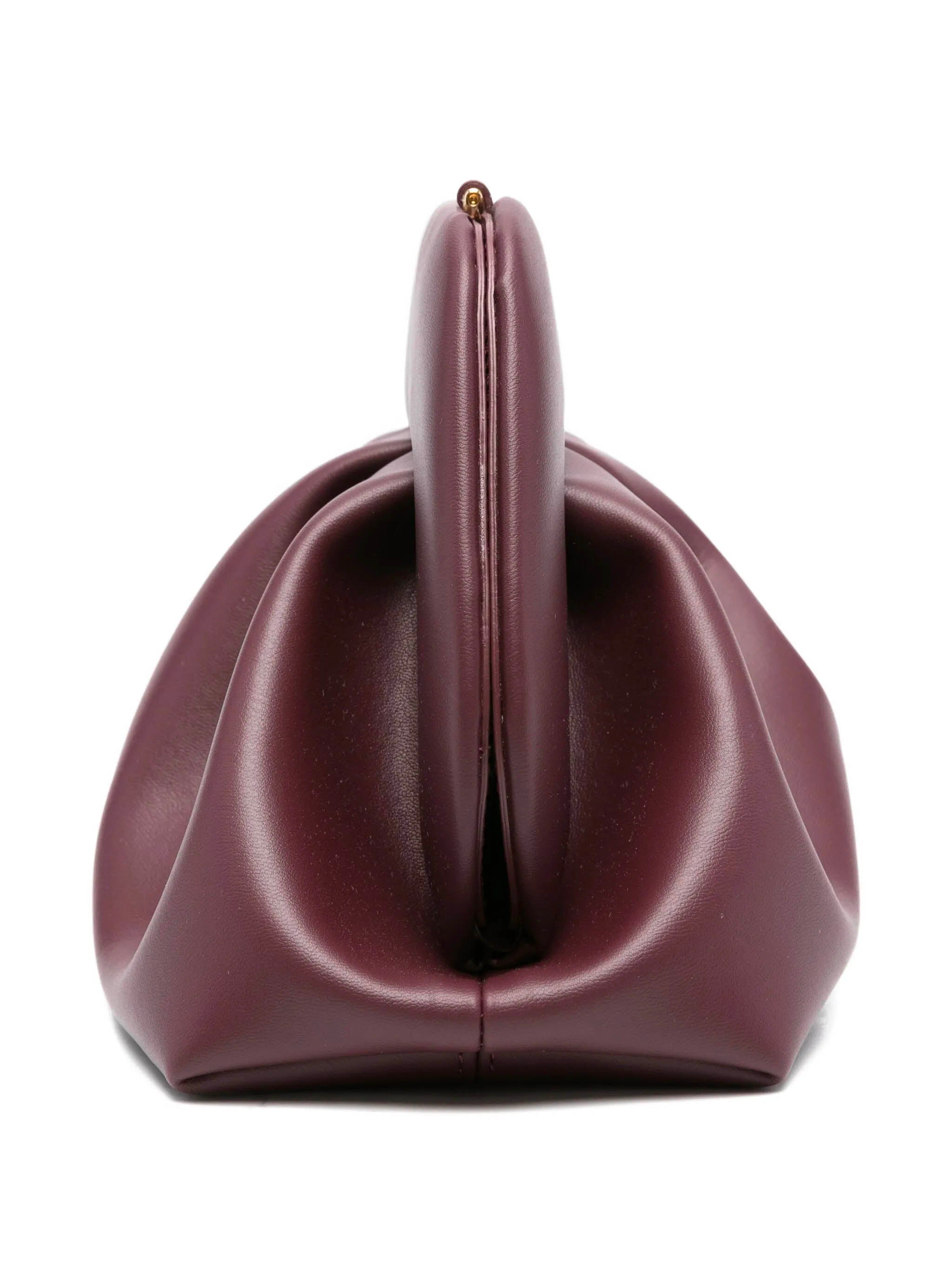 THEMOIRè Mini Pleated Clutch with Detachable Strap