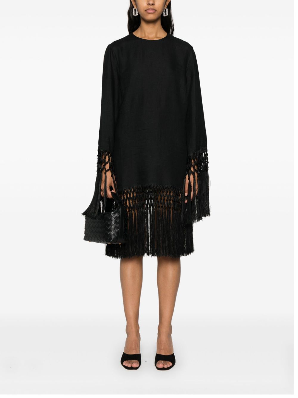 TALLER MARMO Linen Short Dress