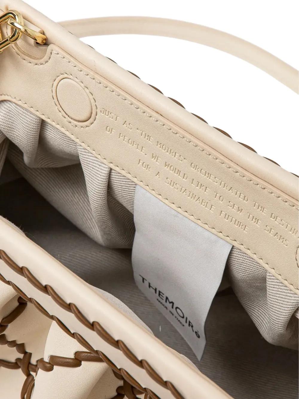 THEMOIRè Mini Checkered Design Clutch with Shoulder Strap