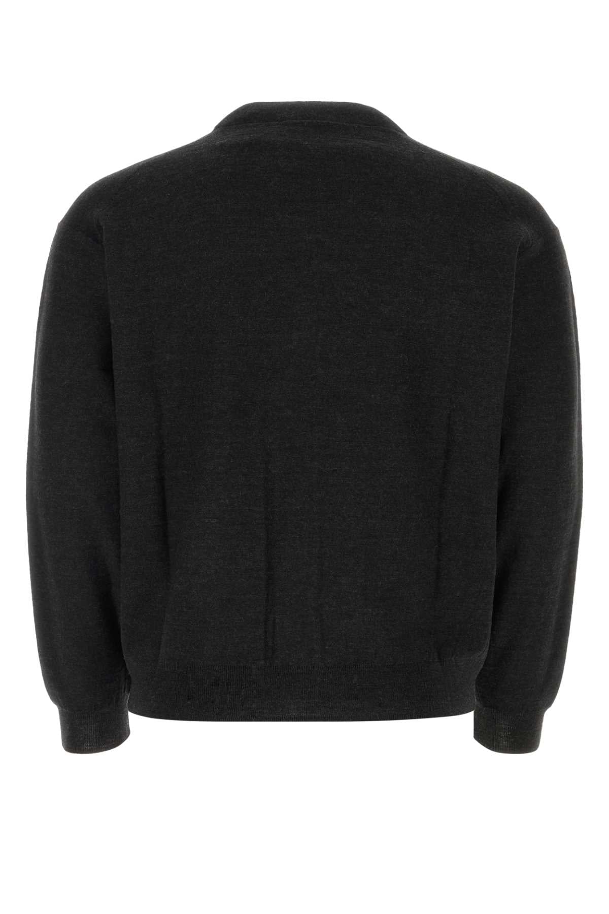 LEMAIRE Wool-Blend Cardigan with Asymmetric Closure for Men