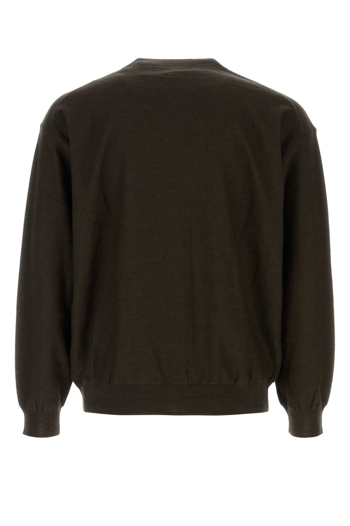 LEMAIRE Wool-Blend Cardigan with Asymmetric Closure