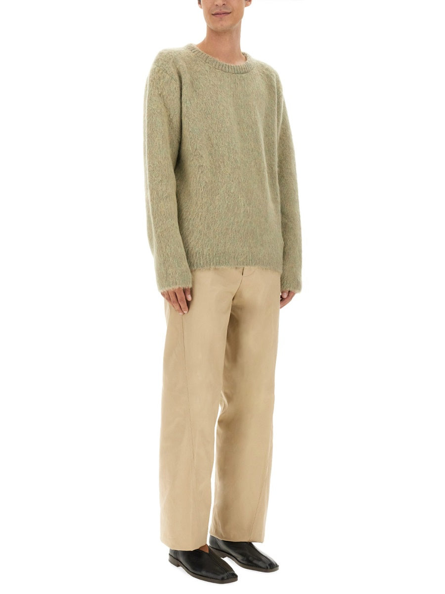 LEMAIRE Brushed Wool Sweater - Regular Fit, Size L