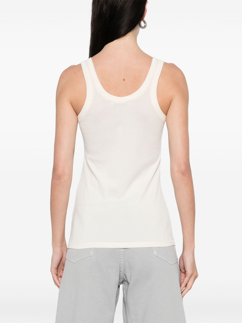 LEMAIRE Sleeveless Cotton Tank Top for Women - Fall Winter 2025