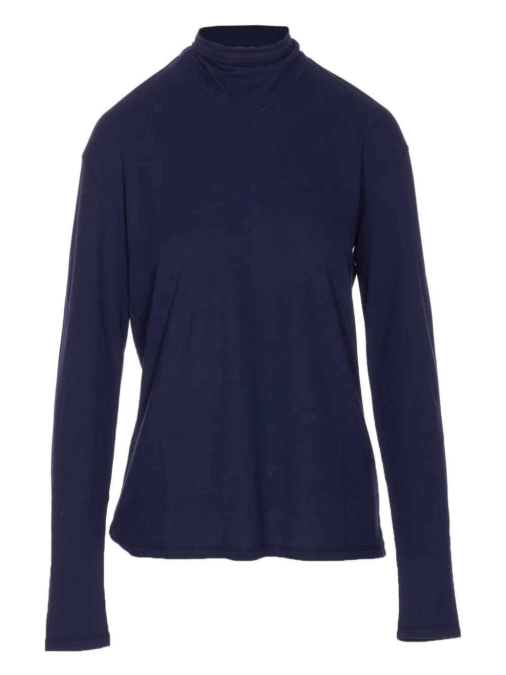 LEMAIRE Long-Sleeve Top with Scarf Detail