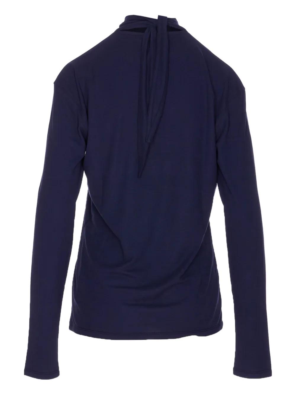 LEMAIRE Long-Sleeve Top with Scarf Detail