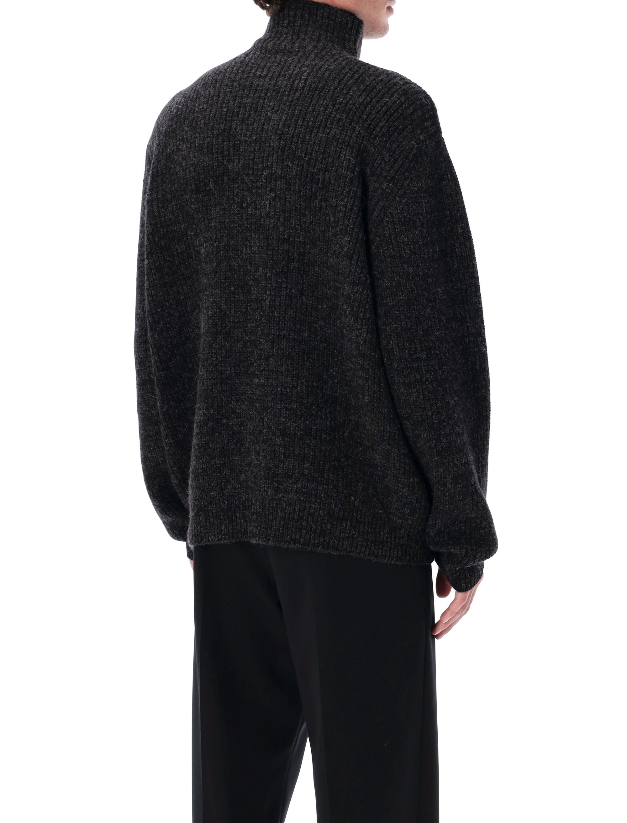 LEMAIRE High Neck Oversized Yak Alpaca Sweater - Size L