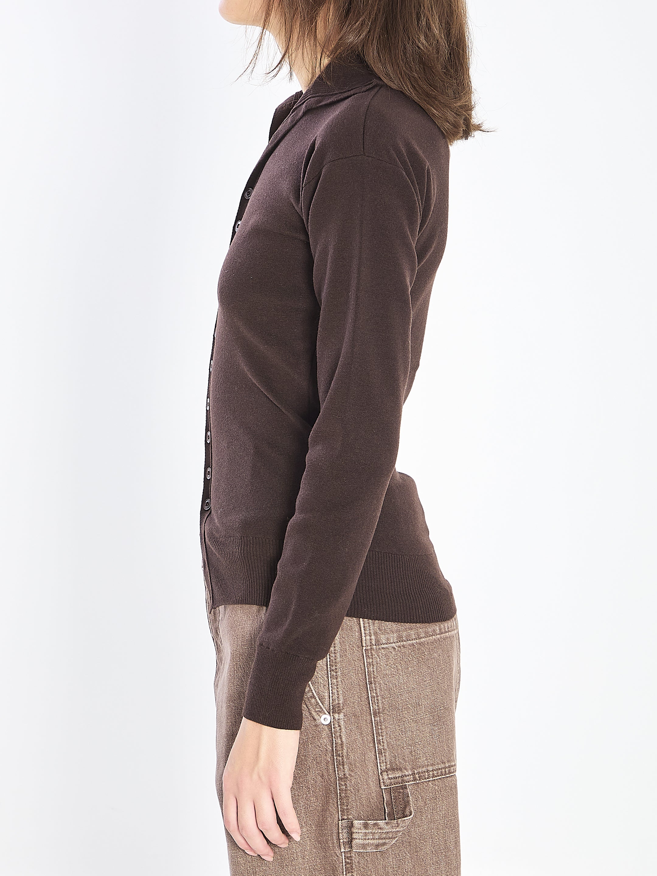 LEMAIRE Fitted Wool Cardigan