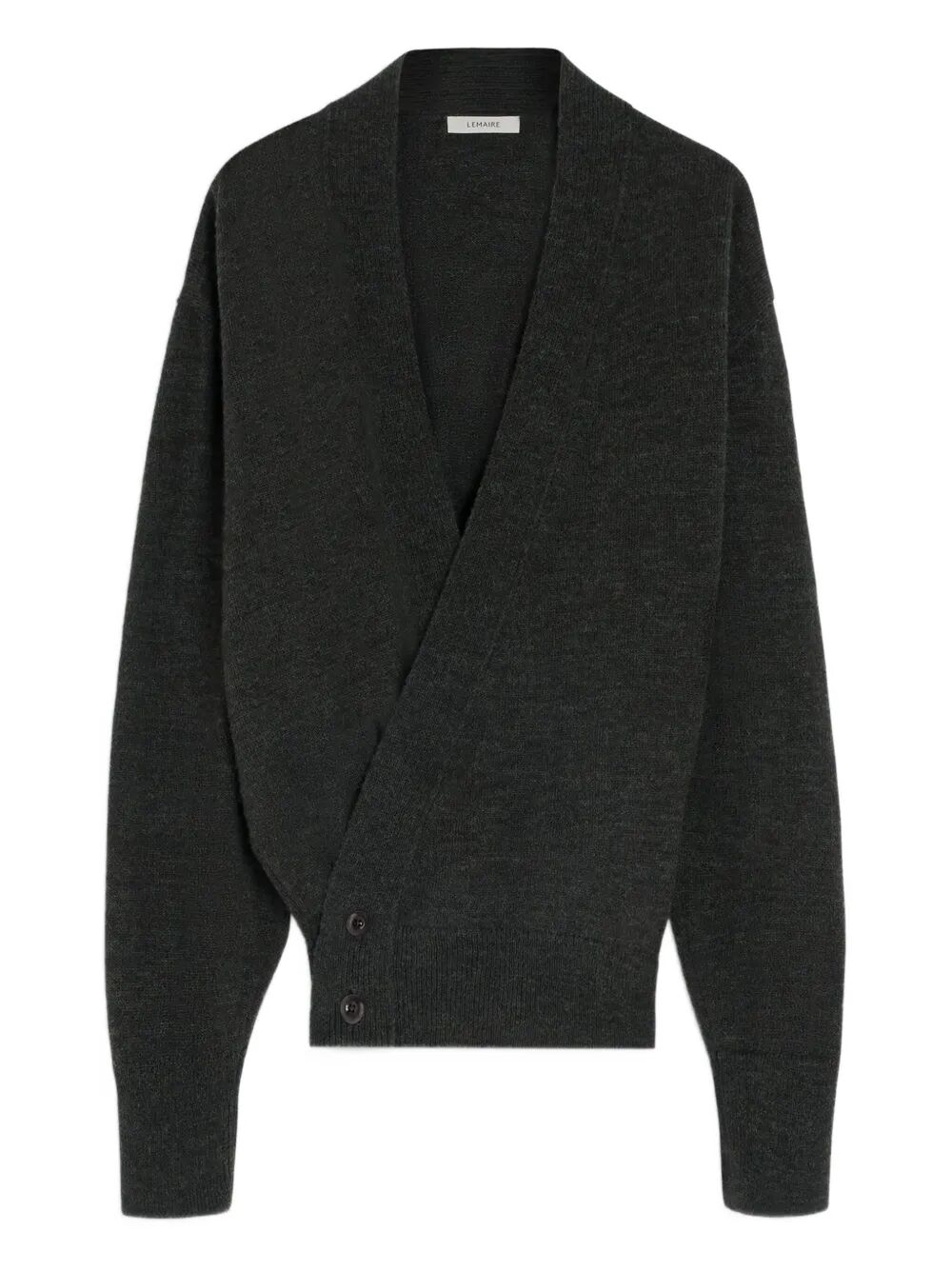 LEMAIRE Alpaca Blend Wrap Cardigan for Men