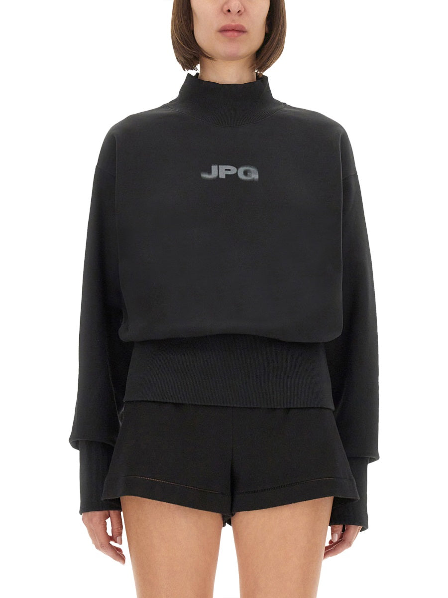 JEAN PAUL GAULTIER Organic Cotton Sweatshirt for Women - FW25 Collection