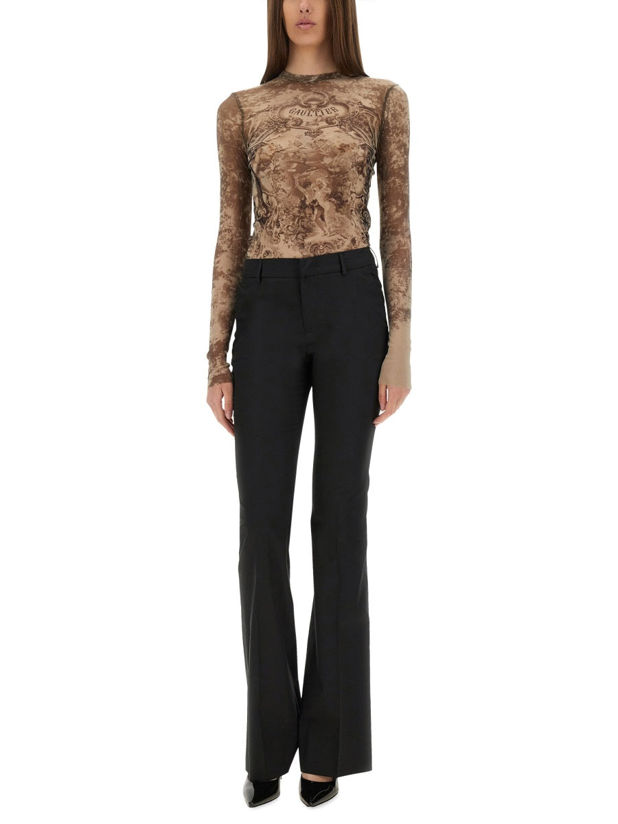 JEAN PAUL GAULTIER Slim Fit Top Médaillon - Size S