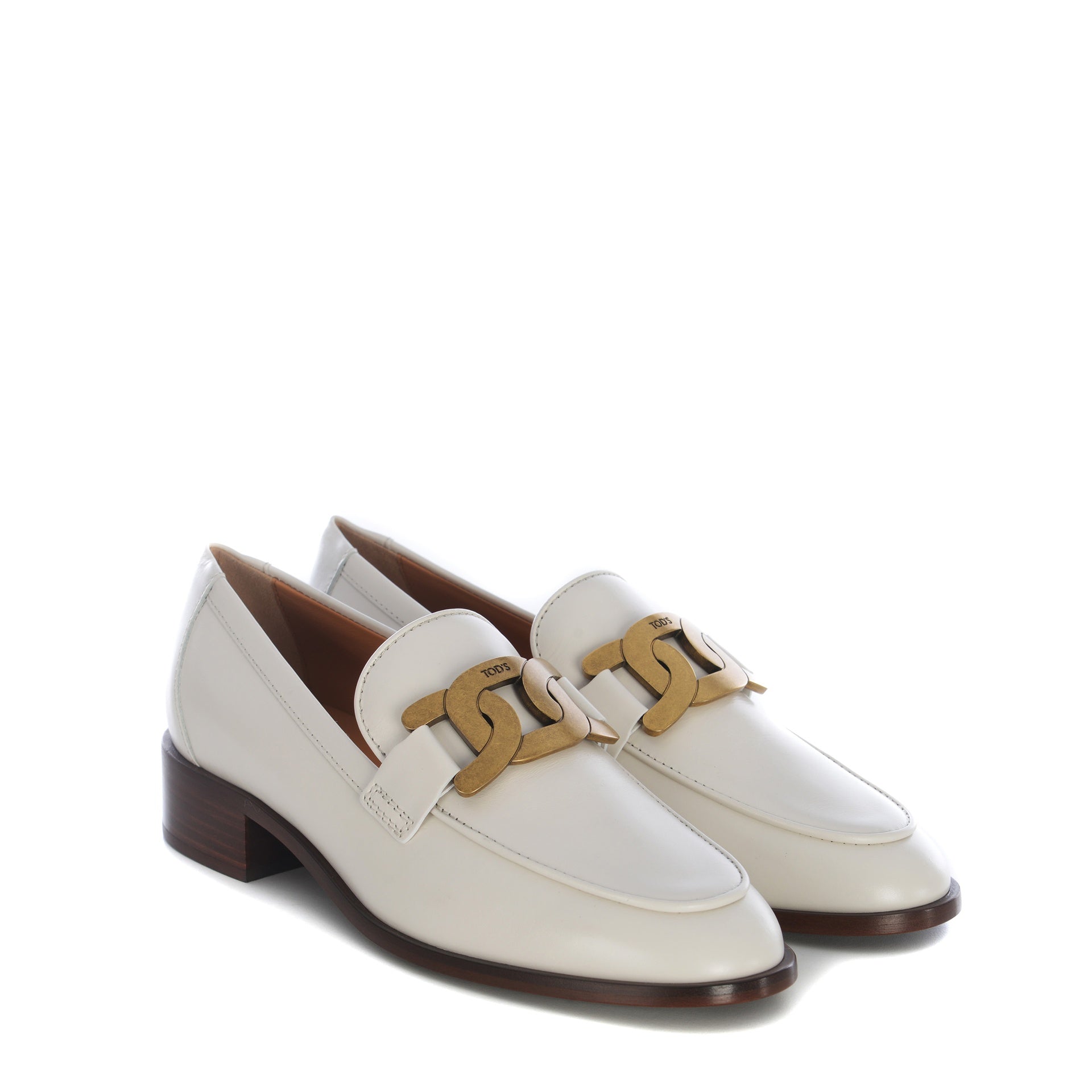 TOD'S Leather Loafers for Women - Chic Round Toe Design