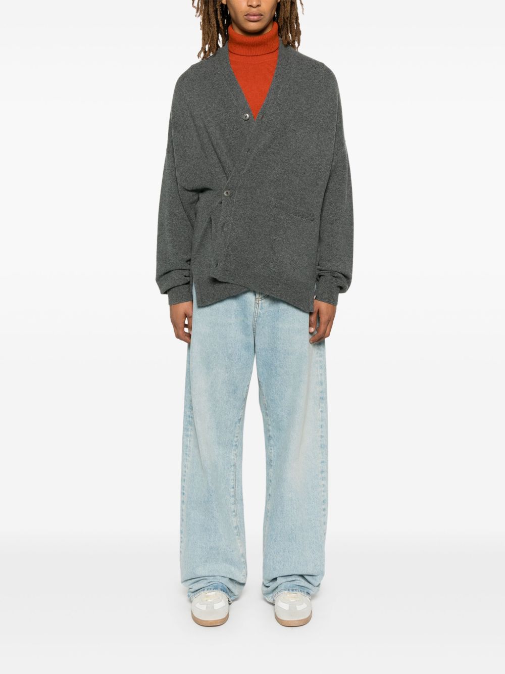 EXTREME CASHMERE Unisex Cashmere Blend Cardigan - Fall/Winter 2025