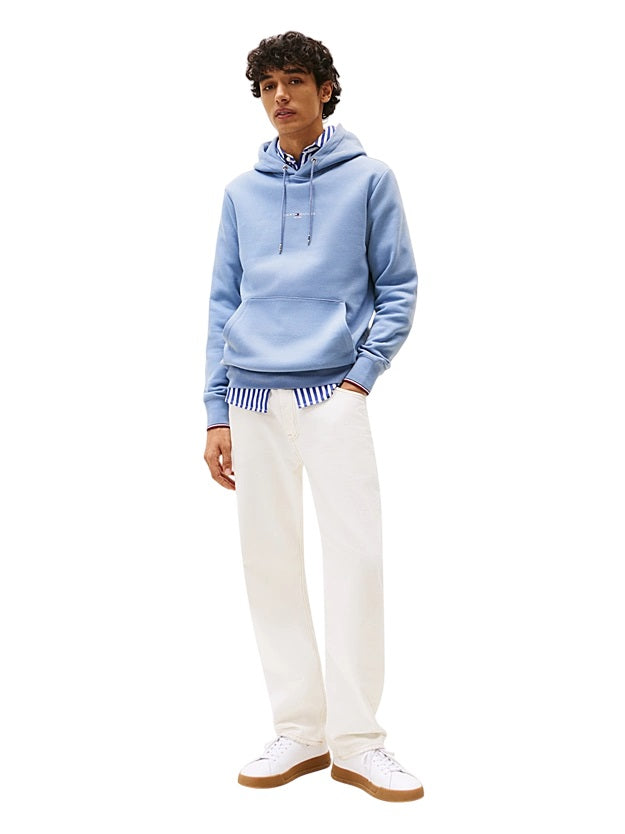 TOMMY HILFIGER Classic Fit Hoodie with Contrasting Stripes