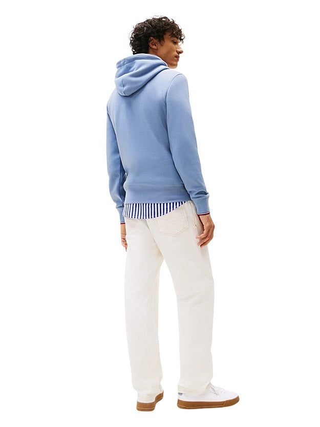 TOMMY HILFIGER Classic Fit Hoodie with Contrasting Stripes