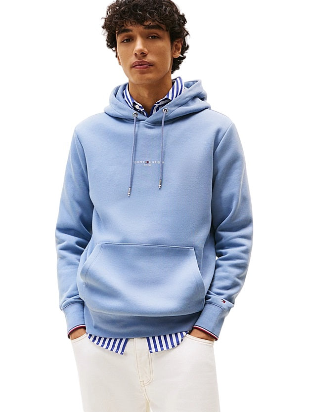 TOMMY HILFIGER Classic Fit Hoodie with Contrasting Stripes
