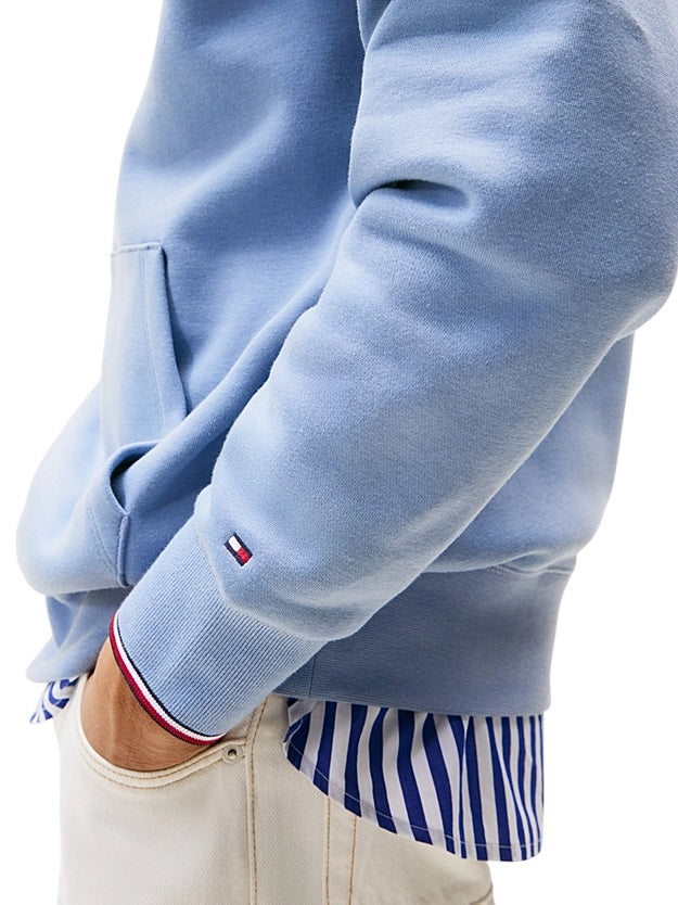 TOMMY HILFIGER Classic Fit Hoodie with Contrasting Stripes