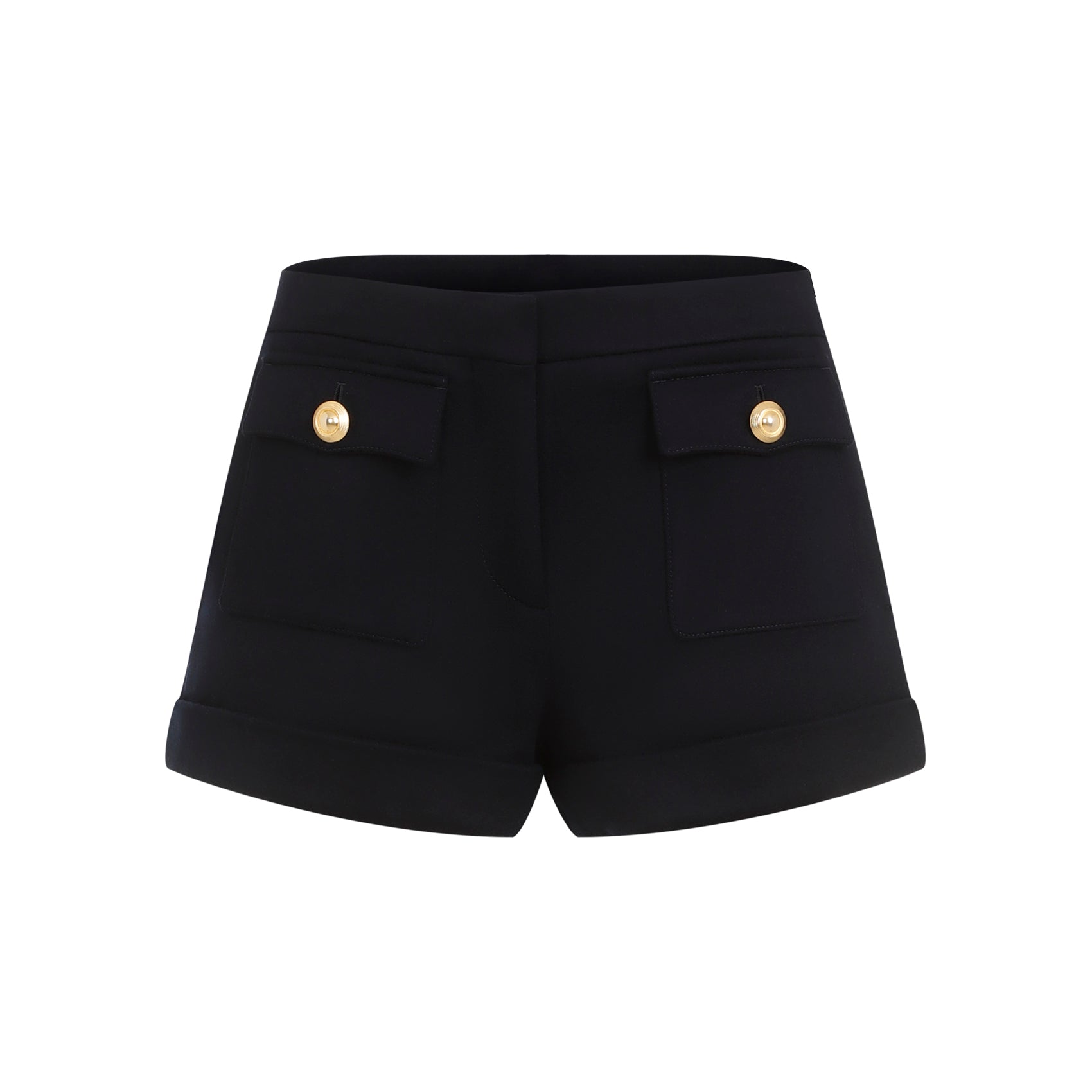 TOM FORD Luxurious Women's Mini Shorts in Virgin Wool and Cashmere