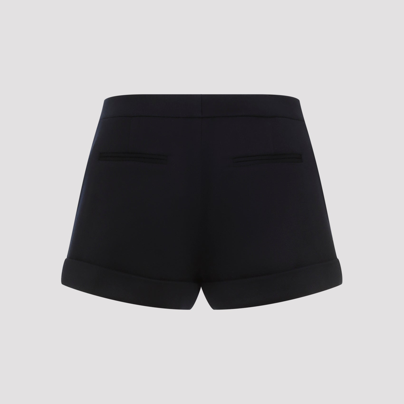 TOM FORD Luxurious Women's Mini Shorts in Virgin Wool and Cashmere