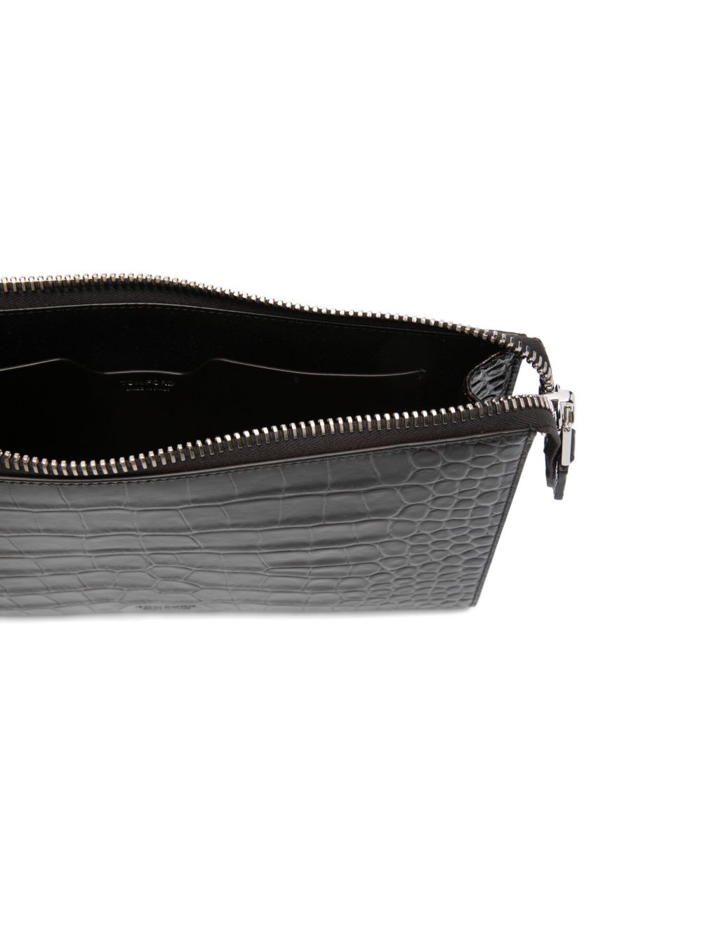 TOM FORD Handbag Mini Clutch in Crocodile-Embossed Leather