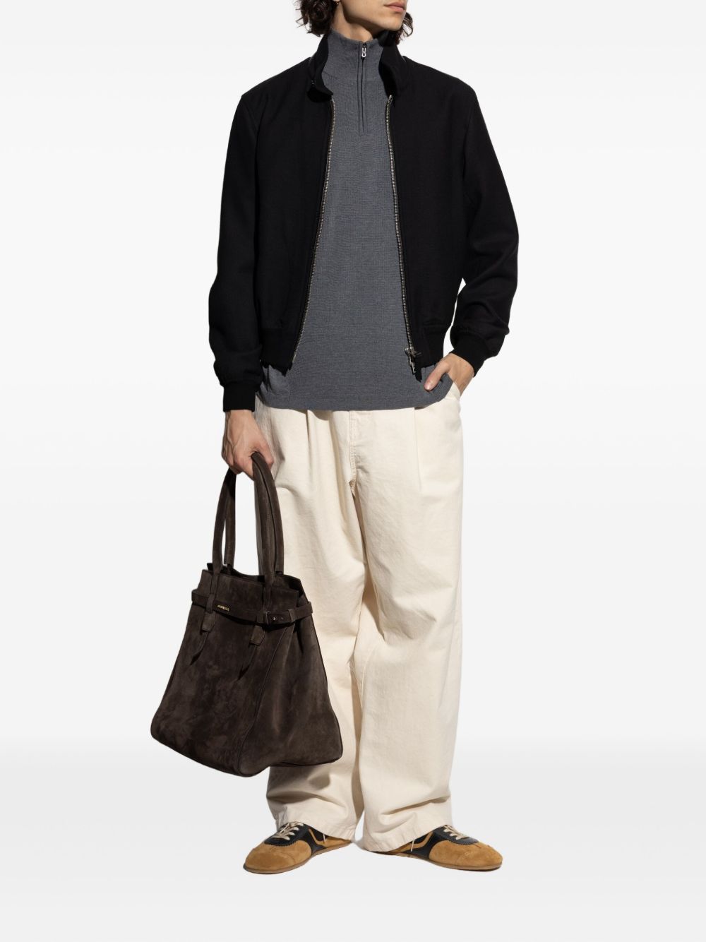 TOM FORD Men's Luxury Bomber Jacket