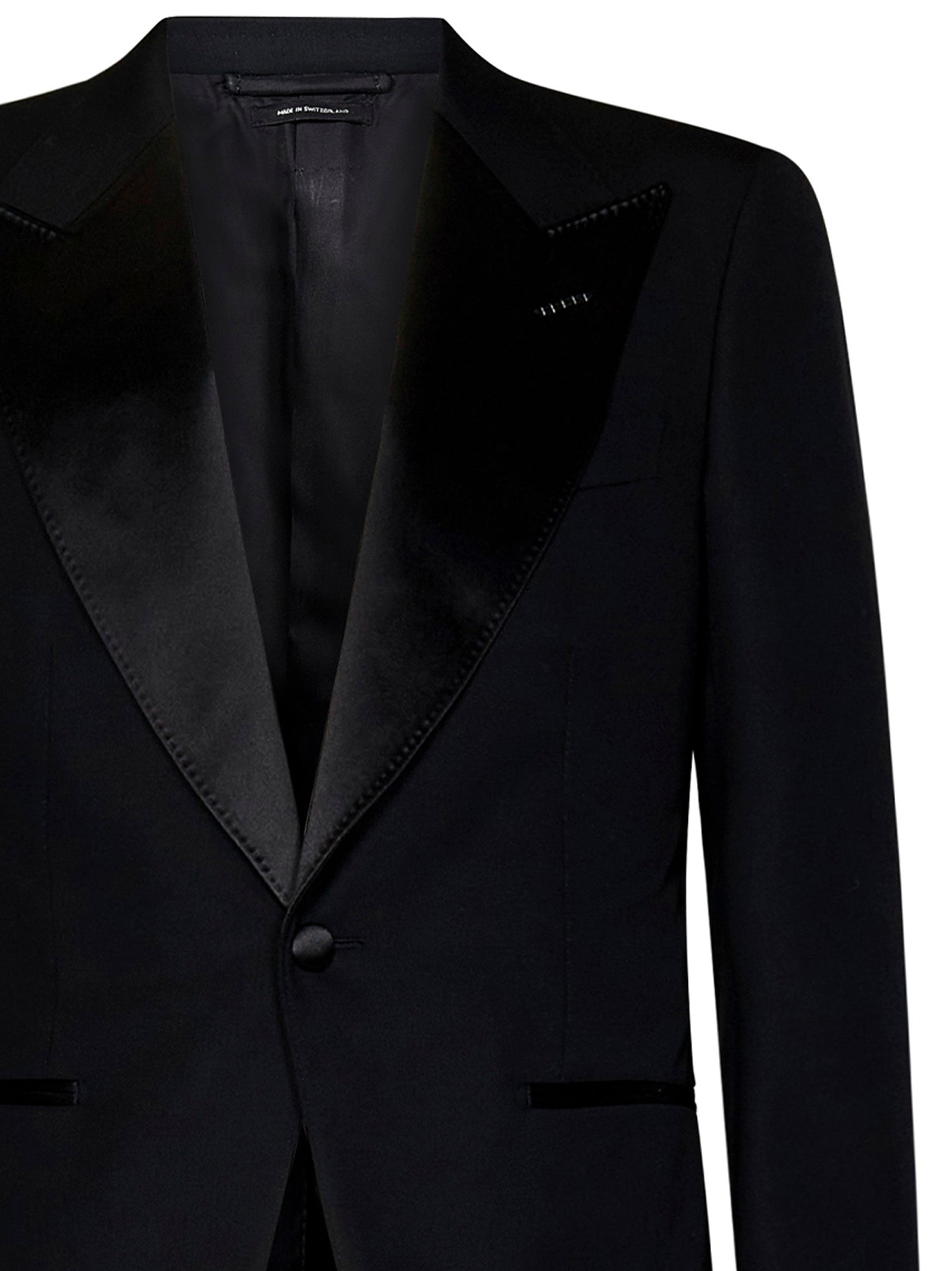 TOM FORD Men's Elegant Wool Tuxedo Suit - Size 48 IT