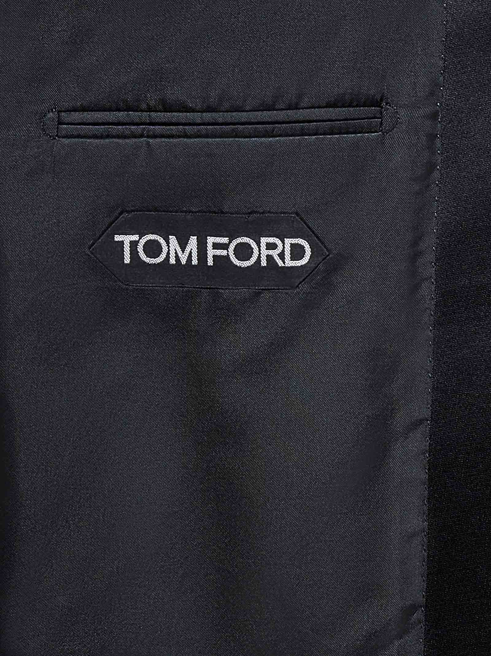 TOM FORD Double-Breasted Tuxedo Blazer for 48 IT