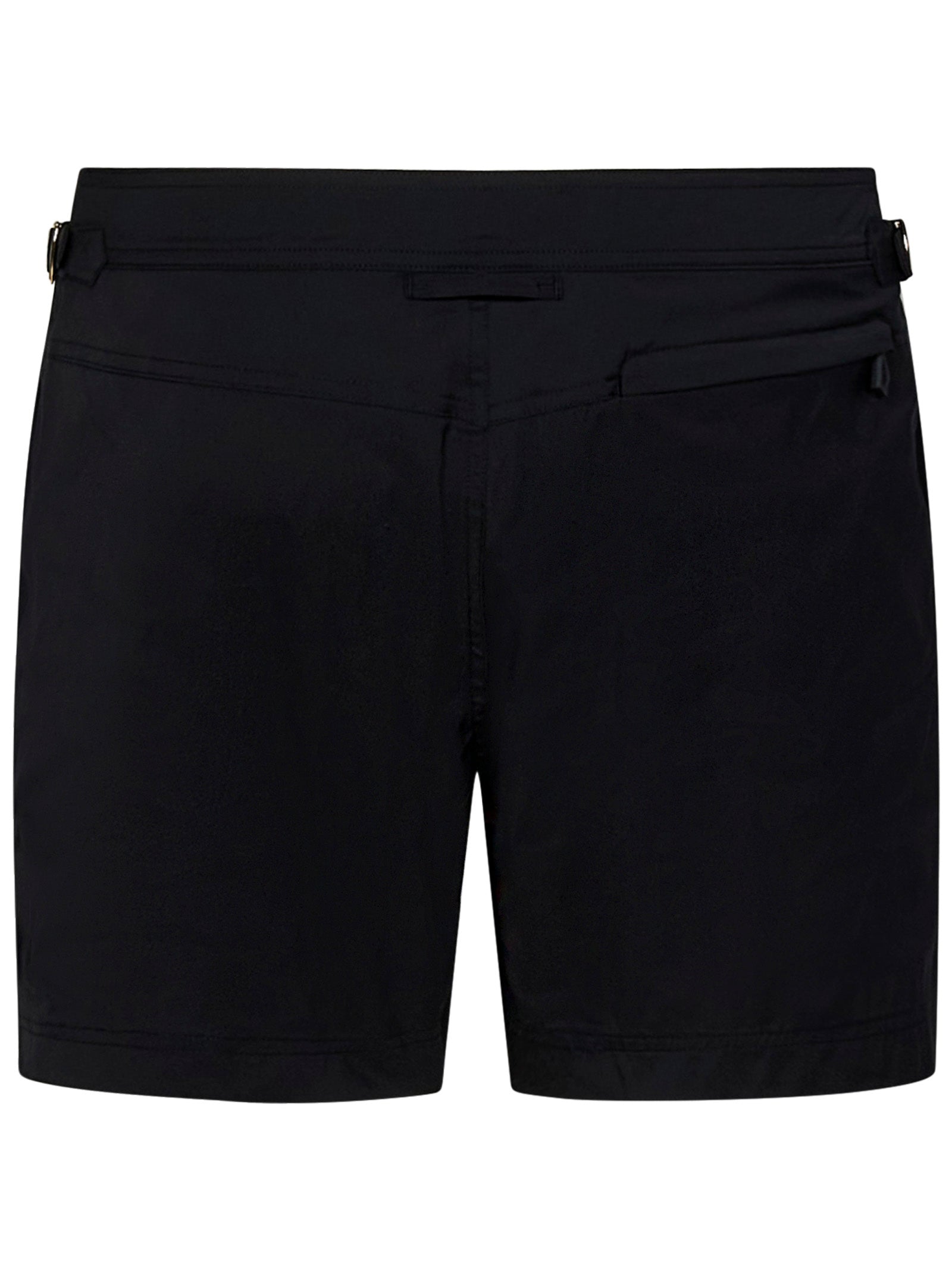 TOM FORD Men's Bermuda Swim Shorts with Gold Accents