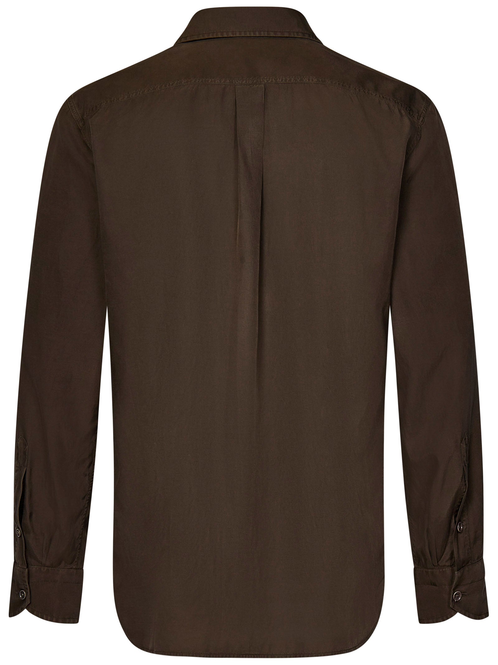 TOM FORD Tailored Fit Military Shirt - Neck 39cm