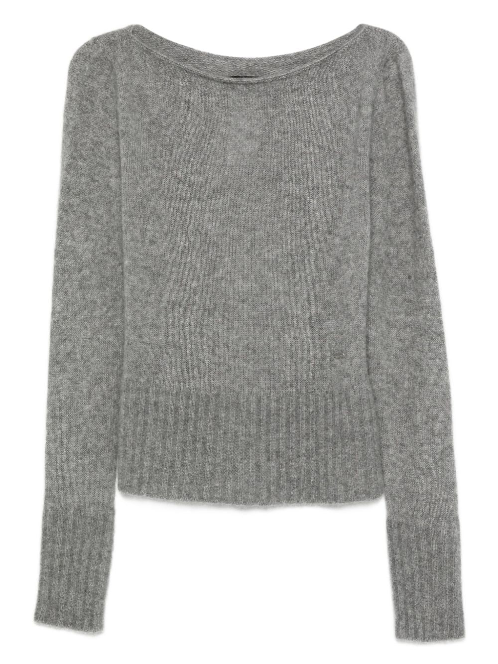 TOM FORD Boat Neck Cashmere-Silk Blend Sweater for Women