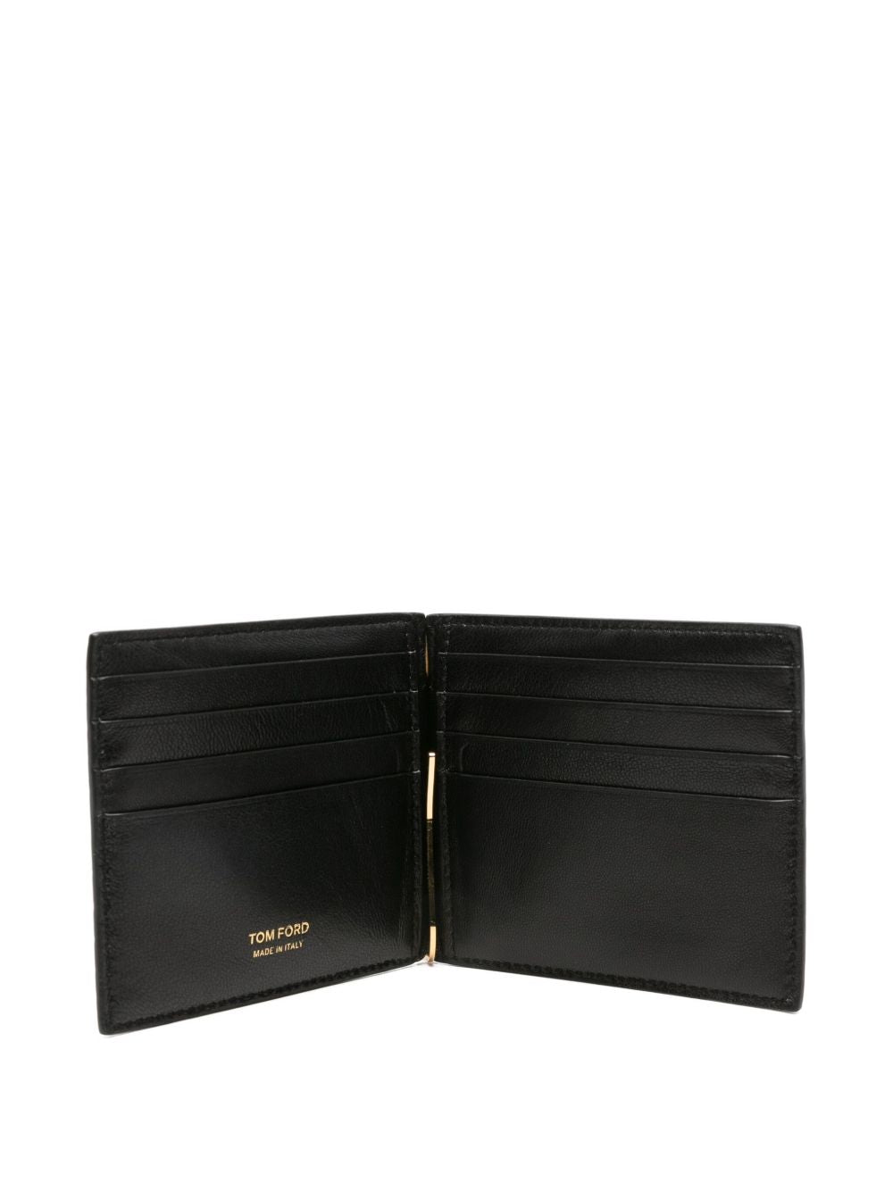 TOM FORD Sleek Crocodile-Print Bi-Fold Wallet for Men
