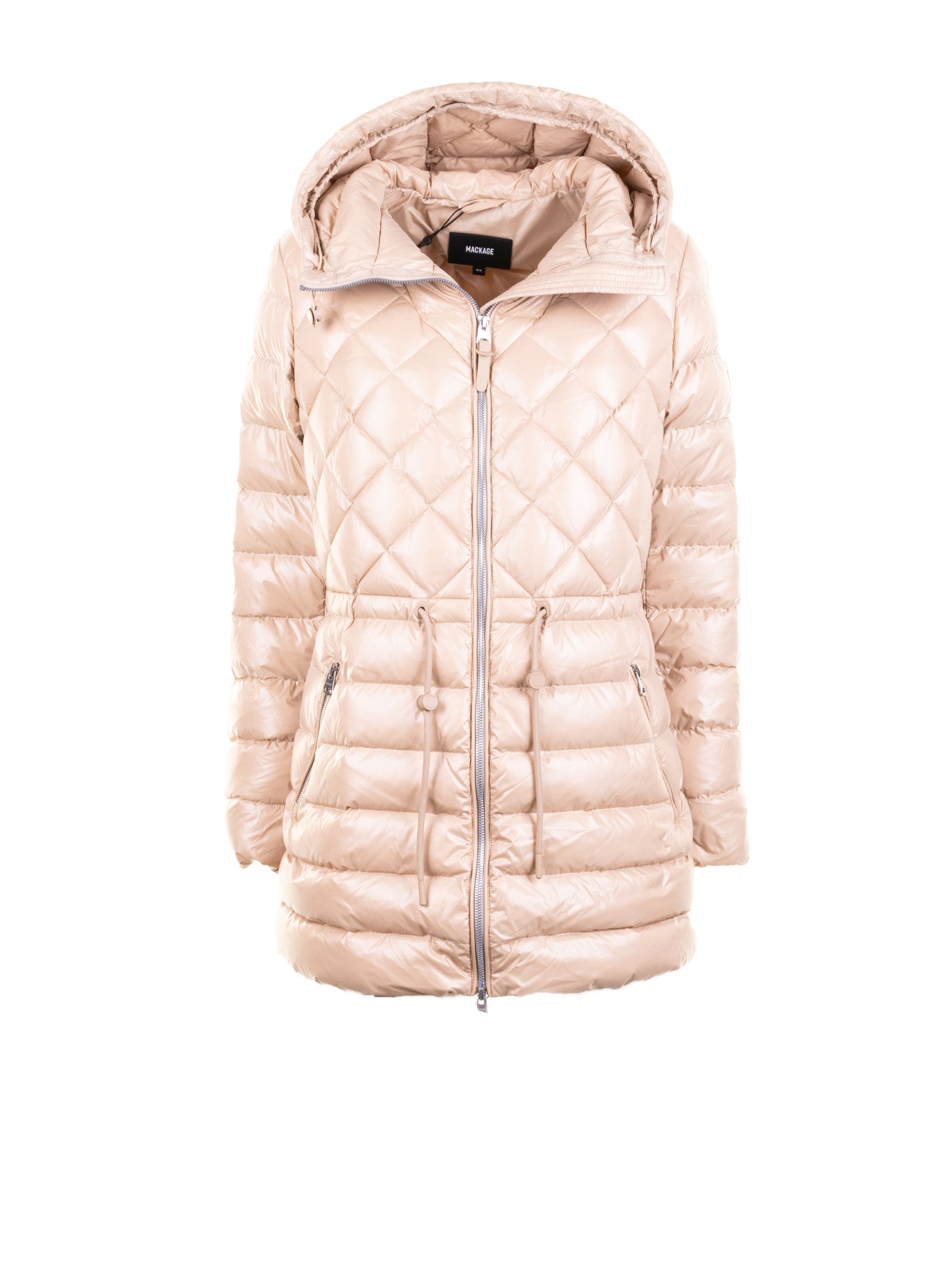 MACKAGE Quilted Jacket with Zip and Hood for Women