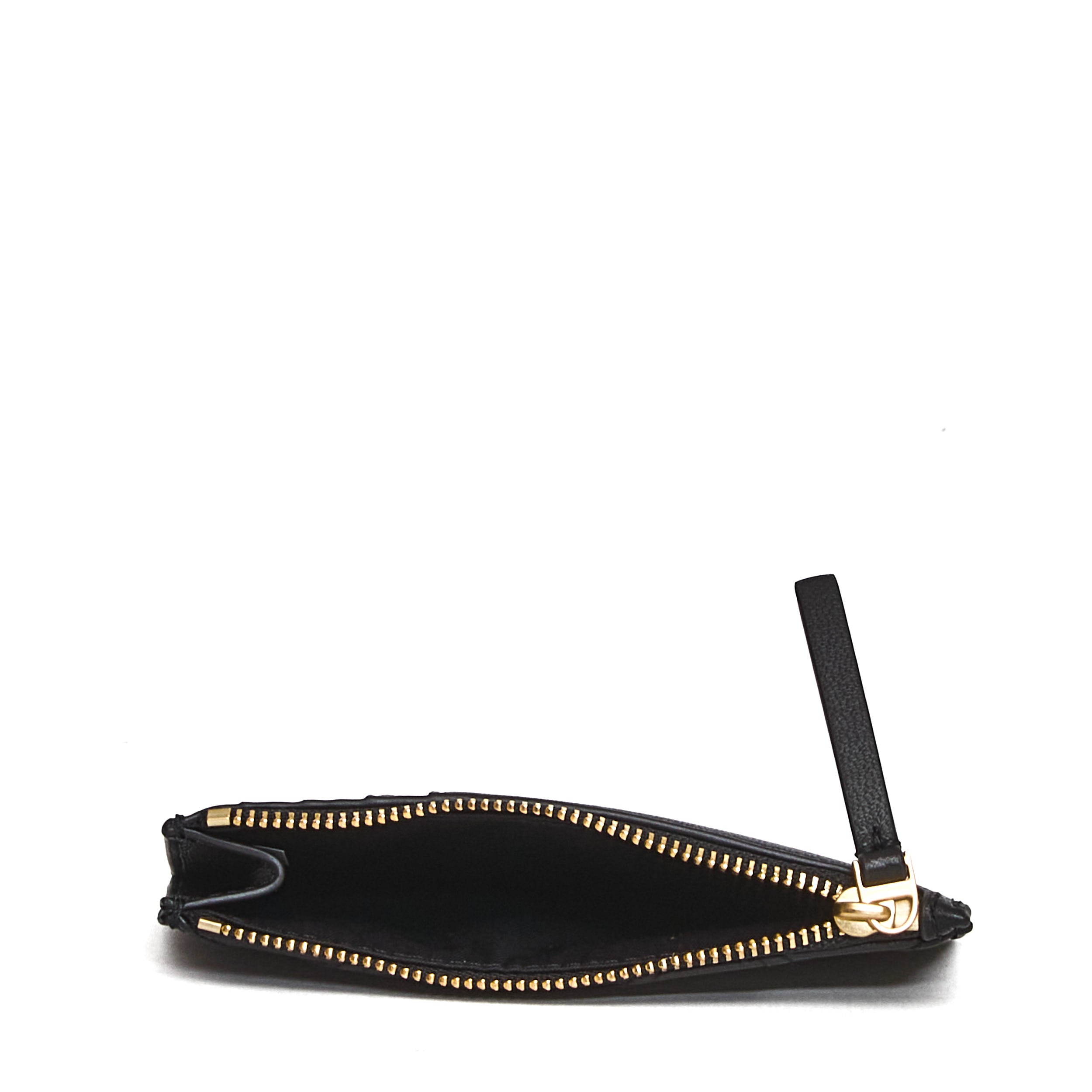 TORY BURCH Mini Quilted Cardholder with Zip Closure