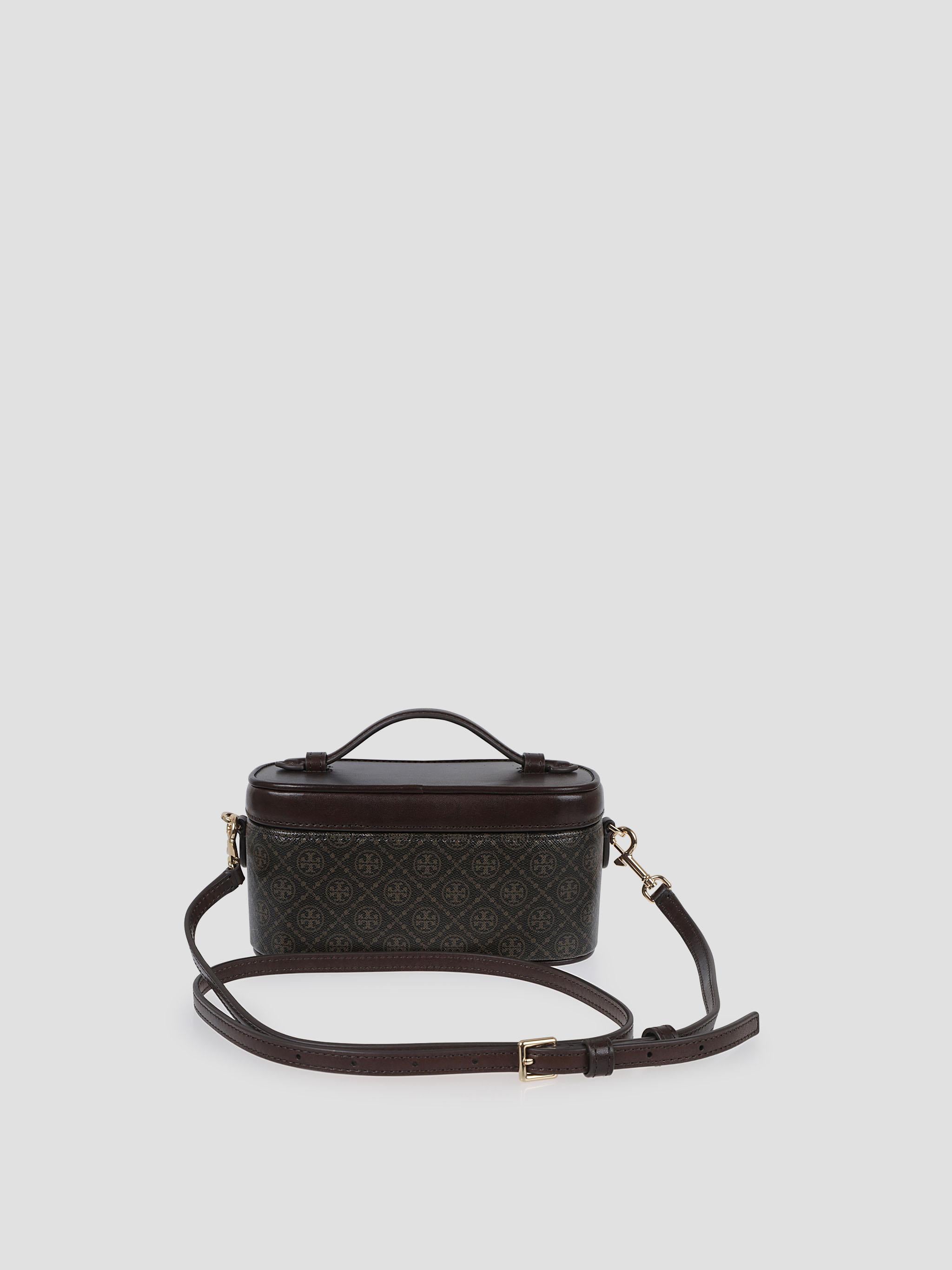 TORY BURCH T Monogram Coated Canvas Vanity Case